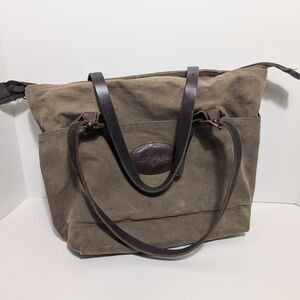 Frost River Trading Co. Boardwalk Tote Brown Bag Leather Straps